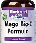 Bluebonnet Nutrition Mega Bioc Formula Vegetable Capsules High Potency Buffered Vitamin C For Immune Health Soy Gluten Nongmo Kosher Dairy Vegan 180 Count
