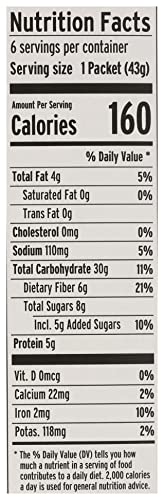 Purely Elizabeth, Oatmeal Banana Nut Prebiotic Multipack, 9.12 Ounce