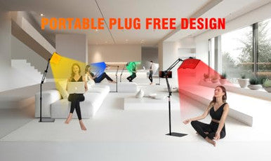 Gyp 7 In 1 Portable Light Therapy For Face For Body Lamp With Stand 920Nm Red Infrared Light Therapy Device Led Face Skin Body Skin Care At Home