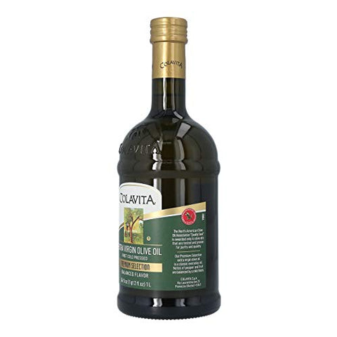 Colavita Premium Selection Extra Virgin Olive Oil - 34 Fl Oz, Single Bottle (Pack of 2)