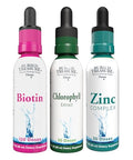 Buried Treasure Biotin Zinc and Chlorophyll Drops Bundle