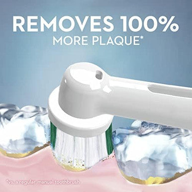 Oral-B Electric Toothbrush Brush Heads Precision Clean White + 2 Daily Clean White 1 Count