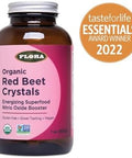 Flora Organic Red Beet Crystals Energizing Superfood Supplement For Nitric Oxide Support Vegan Gluten Nongmo & Organic 7 Oz. Powder