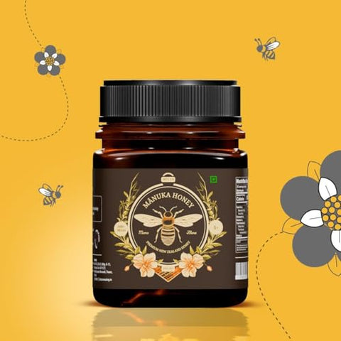 MELVO Manuka Honey MGO 263+ Manuka Honey (250g/8.8oz), Superfood, Authentic Raw Honey from New Zealand