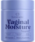 Sunergetic Premium Vaginal Moisture Support Capsules Vaginal Moisture & Mood Sexual Function & Relaxation Vaginal Dryness Feminine Wellness & Intimacy Ksm 66 Ashwagandha Slippery Elm & Maca 60 Capsules