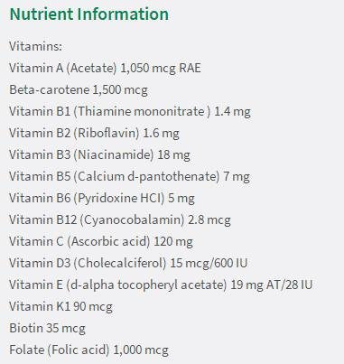Jamieson Prenatal 100 Complete Multivitamin Chewable 60 Tablets