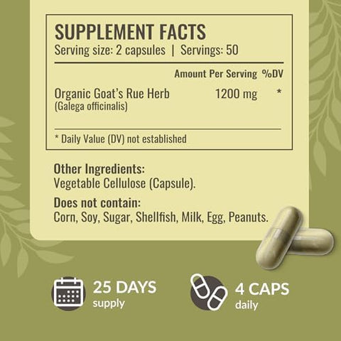 Herbamama Goat'S Rue And Milk Thistle Kit - Bundle Of 1200 Mg Goat'S Rue Capsules & Milk Thistle Liver Detox Drops 2 Fl Oz - Vegan Non-Gmo Sugar & Alcohol- - 2 Pack