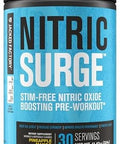 Jacked Factory Nitric Surge Stim Pre Workout Powder Caffeine Nitric Oxide Supplement W/Concret Creatine L Citrulline & Glycersize Glycerol Pineapple Mango 30 Servings