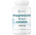 Micro Ingredients 12 In 1 Magnesium Complex 1000 Mg 240 Capsules Magnesium Glycinate Citrate Taurate Malate & More High Absorption Formula For Men & Women Chelated & Purified