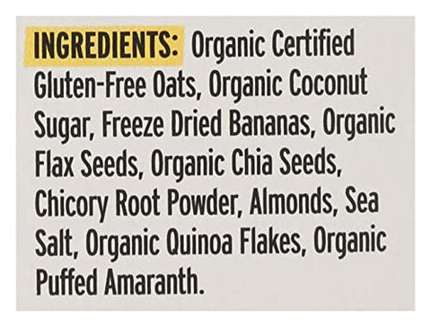 Purely Elizabeth, Oatmeal Banana Nut Prebiotic Multipack, 9.12 Ounce