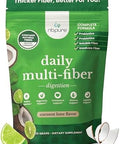 Nbpure Daily Fiber Powder Blend Digestive Health Cholesterol Support Healthy Weight Management Prebiotic Insoluble Soluble Fiber + 4 Probiotic Strains Unflavored (45 Servings)