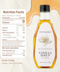 MONKSHUSHU Vanilla Allulose Syrup 18.7 Fl Oz for coffee, drinks - Keto Diet, Vegan friendly, Diabetes-Safe - Zero Calorie, Liquid type Sugar Substitute - Monk Fruit - Gluten Free, 0g Net Carbs, Non-GMO