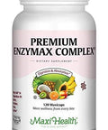 Maxi Health Premiumcomplex Digestive Enzymes Aids Dairy & Fats 60 Count