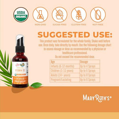 Maryruth's Organics Vitamin D Usda Organic 30 Servings
