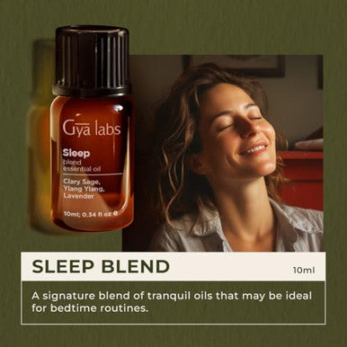 Gya Labs Sleep Essential Oil Blend - 100 Pure Natural Sleep Oil For Diffuser & Aromatherapy Soothing Bedtime And Self-Care (0.34 Fl Oz)