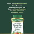 Nature'S Bounty Nature S Bounty High Absorption Magnesium Glycinate Gummies 100 Mg Magnesium Per Serving Whole Body Health No Stick Gummy Peach Mango Flavor Vegetarian & Gluten Free 60 Count/30 Servings