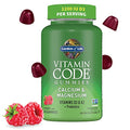 Garden Of Life Vitamin Code Calcium Magnesium Gummies With D3 & K2 Supports Bone Health & Bone Strength Prebiotics & Probiotics For Digestive Support Non-Gmo Gluten-Free 60 Raspberry Gummies