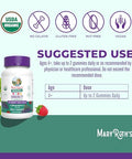 Maryruth'S Maryruth Organics Kids Immune Support Gummies Usda Organic Vitamin C Zinc And Elderberry Gummies For Kids Immune Support For Ages 4 Vegan Non-Gmo Gluten Free 60 Count