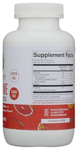 Maryruth's Creatine Gummies 90 Count 3G