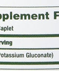 Nature's Bounty Potassium Gluconate 99Mg 100 Caplets