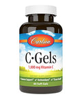 Carlson CGel 1000 mg Vitamin C Immune Support and Tissue Health Antioxidant 60 Soft gels
