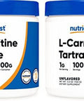 Nutricost Lcarnitine Tartrate Powder [100 Grams] 2 Pack 1 Gram Per Serving (100 Servings)