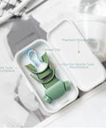 Lixada Advanced Breathing Trainer For Lung Capacity - 8-Level Adjustable Respiratory Exercise Device For Running Swimming & Fitness With Case & Nose Clip(Green)