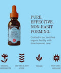 Herbs Etc. Deep Sleep Classic Liquid Extract Holistic Rest Supplement for Restful Sleep Chamomile Lemon Balm