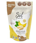 SOL SIMPLE Regenerative Organic Certified, Dried Banana | 6oz Snack Pack | One Ingredient | Vegan | Non-GMO | No Added Sugar | Dried Fruit No Sugar