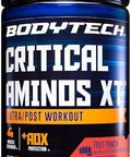 Bodytech Critical Aminos Xt Intra/Post Workout Amino Acid Formula Supports Recovery Endurance & Performance Strawberry Lemonade (16 Oz 45 Servings)
