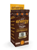 Perk Energy Original Chai Latte Flavored Drink Powder (10 Servings Stickpack) Gluten Peanut Soy