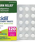 Boiron Acidil For Relief Of Acid Reflux Heartburn Indigestion And Upset Stomach (2 Pack Of 60)