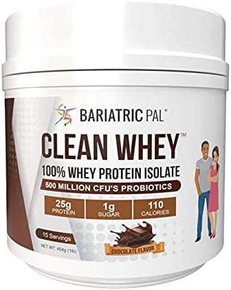 Bariatricpal Clean Whey Protein (25G) With Probiotics Strawberry (15 Servings)