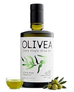 Italian Olive Crafters, Polyphenol Rich Organic Extra Virgin Olive Oil, 16.9 fl oz - 646 mg/kg High Polyphenols - Organic Olive Oil Extra Virgin Cold Pressed Glass Bottle | 16.9 fl oz - 646 mg/kg Polyphenols - Cold Pressed - Glass Bottle
