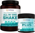 Reignite Wellness By Jj Virgin Vanilla Paleo-Inspired All-In-One Shake And Extra Fiber Powder Supplement
