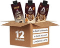 Atkins Coffee Lovers Protein Shake Variety Pack Mocha Latte Caf Caramel And Caf Au Lait Flavored Protein Shakes 15G Protein 3G Fiber Glp1 Friendly 12 Count
