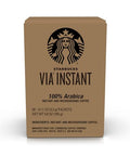 Starbucks VIA Instant Coffee, Light Roast Coffee, Veranda Blend, 100% Arabica, Single-Serve, 1 Box (50 Packets)