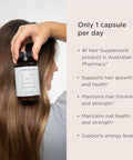 JSHealth Hair Formula - Vitamins For Hair Growth And Energy With Zinc And Iodine - Hair Loss Supplement For Men And Women (60 Capsules)