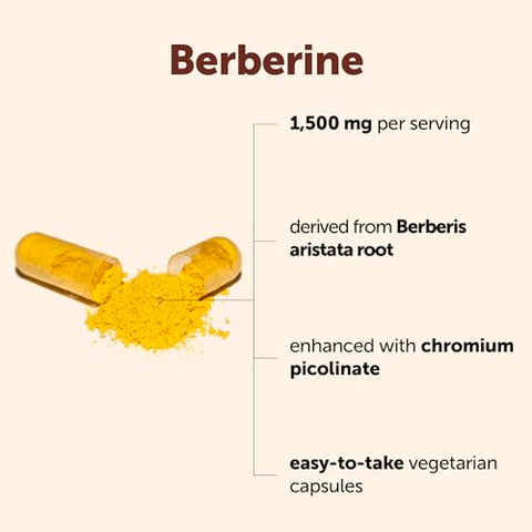Micro Ingredients Berberine Hcl With Ceylon Cinnamon 1500 Mg Per Serving 240 Vegetarian Capsules Berberine Supplement With Ceylon Cinnamon & Chromium Non-Gmo