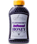 Elderberry Honey - Infused Honey with Whole Elderberries - Immune Support Supplement for Adults & Kids - Immune Boosters - 16 oz