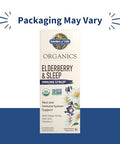 Garden Of Life Organics Elderberry Zinc Immune Support For Adults And Kids 12 And Older With Vitamin C - Organic Elderberry & Sleep Immune Syrup Liquid With Sleep Herbs No Added Sugars 6.59 Fl Oz