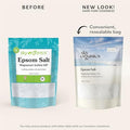 Sky Organics - Epsom Salt Bath Soak, 5 Lbs - Magnesium Sulfate Usp - 100% Pure, Medium Grain - Unscented - Soaking Bath Salts - Resealable Bag - Natural, Vegan & Cruelty - Self Care - Bath & Feet