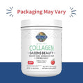 Garden Of Life Grass Fed Collagen Greens Beauty Powder - Apple 14 Servings Powder For Women Skin Hair Nails Joints Collagen Peptides Powder Protein Greens Supplement