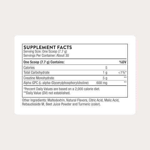 Thorne - Creatine Alpha Gpc - Micronized Creatine Monohydrate Powder - Support For Muscles & Cognitive Function - For Women & Men - Watermelon Lemonade - Nsf Certified For Sport 30 Servings