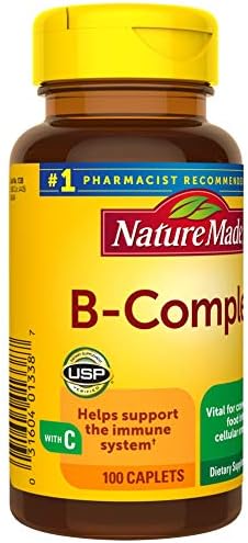 Nature Made BComplex With Vitamin C Caplets 100 Count