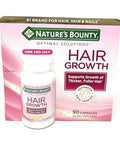 Nature'S Bounty Hair Growth Supplement 1 Per Day Clinically Shown To Support Thicker Fuller Hair With Biotin Silicon & Arginine 90 Capsules