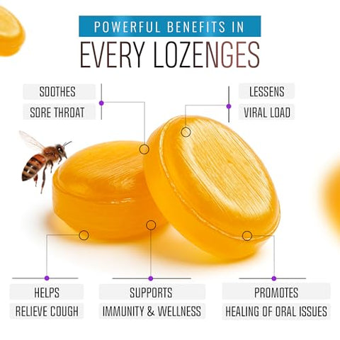 Berringa Australian Manuka Honey Lozenges, Blueberry Cinnamon, MGO 900+, 5.3 oz, 30 count