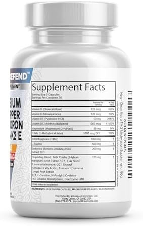 Calcium Magnesium Zinc Supplement With Potassium, Copper, Strontium, Silica, Vitamin D3 K2, Boron, Vitamin B1 B12 Red Clover Herb Alfalfa Basil Pills For Men And Women Clean Nutra Osteo Defend