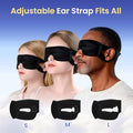 Crouvm Disposable Sleep Masks Bulk Blackout Blindfolds For Men Women Soft Eyemasks Adjustable For Sleeping Travel Yoga Light Blocking Night Eye Mask For Party Games Team Building 100 Packs