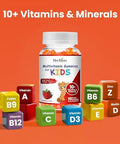 Herbion Naturals Multivitamin Gummies For Kidsimmune Support With Vitamin C D3 B12 A E & Zincstrawberry Flavorgluten Vegan Chewable Gummy Vitamins90 Ct